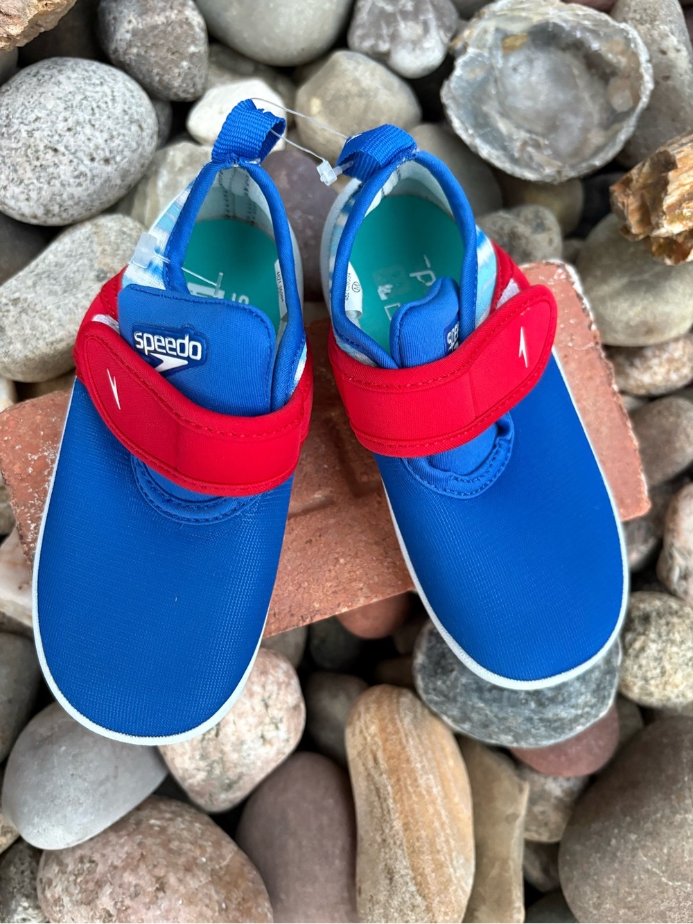 Speedo Toddler Shore Explorer Water Beach Shoes Blue Tie-Dye Size Medium 7-8